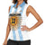 Custom Argentina Basketball Women Sleeveless Polo Shirt Go El Alma Argentina