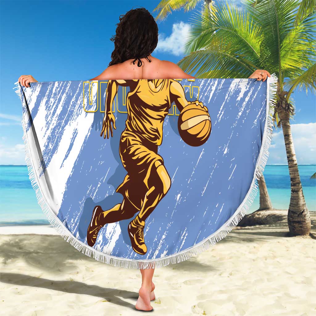 Uruguay Basketball Beach Blanket Come On Charruas