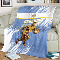 Uruguay Basketball Blanket Come On Charruas