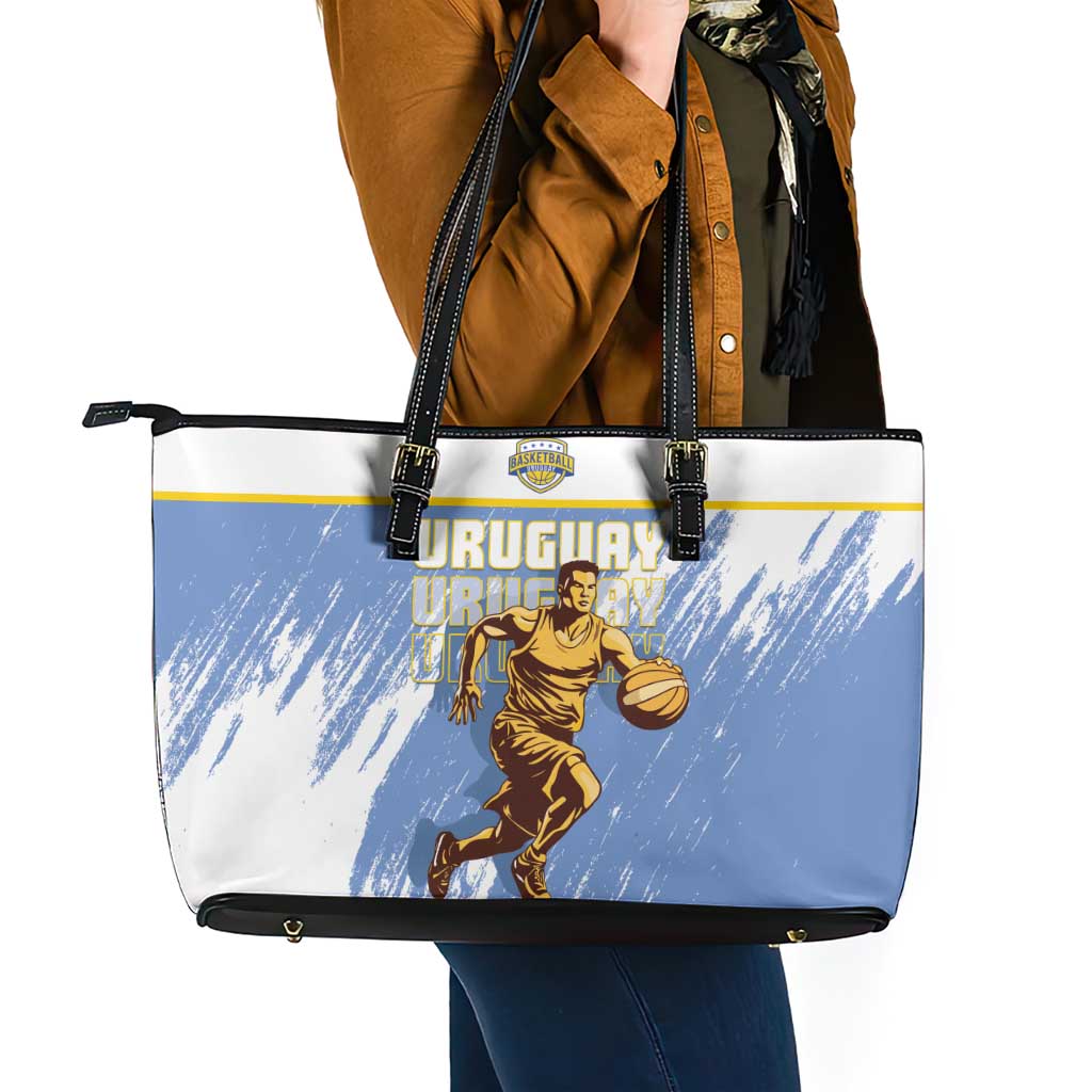 Uruguay Basketball Leather Tote Bag Come On Charruas