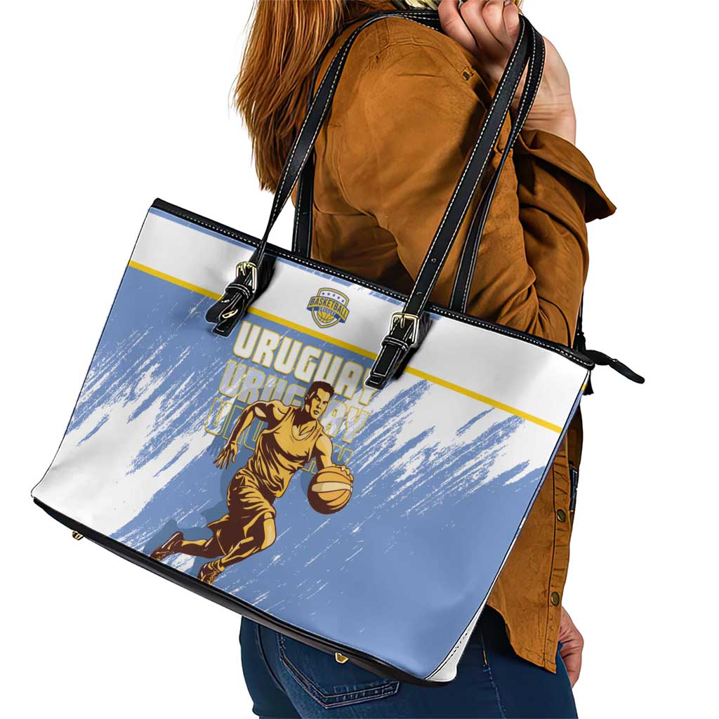 Uruguay Basketball Leather Tote Bag Come On Charruas