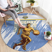 Uruguay Basketball Round Carpet Come On Charruas