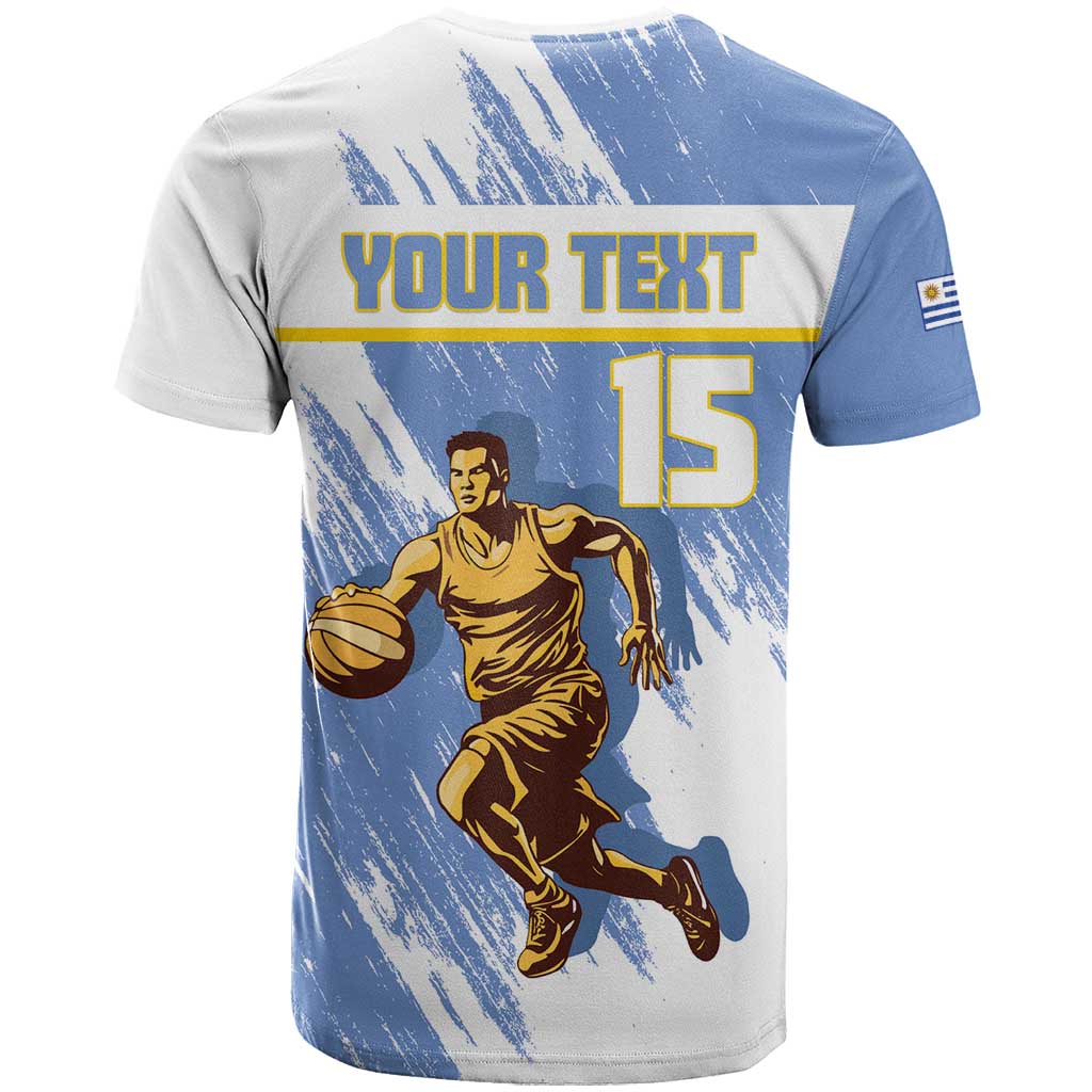 Custom Uruguay Basketball T Shirt Come On Charruas