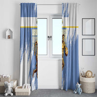 Uruguay Basketball Window Curtain Come On Charruas
