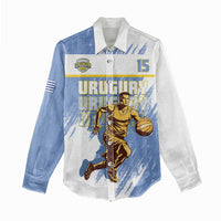 Custom Uruguay Basketball Women Casual Shirt Come On Charruas