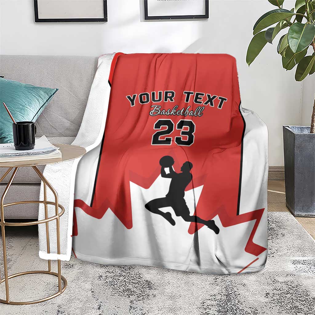 Custom Canada Basketball Blanket Go Champions Team Canada