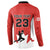 Custom Canada Basketball Button Sweatshirt Go Champions Team Canada