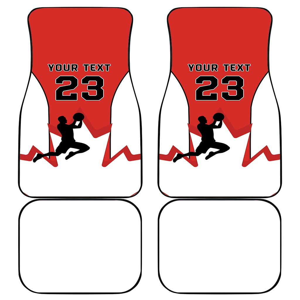 Custom Canada Basketball Car Mats Go Champions Team Canada