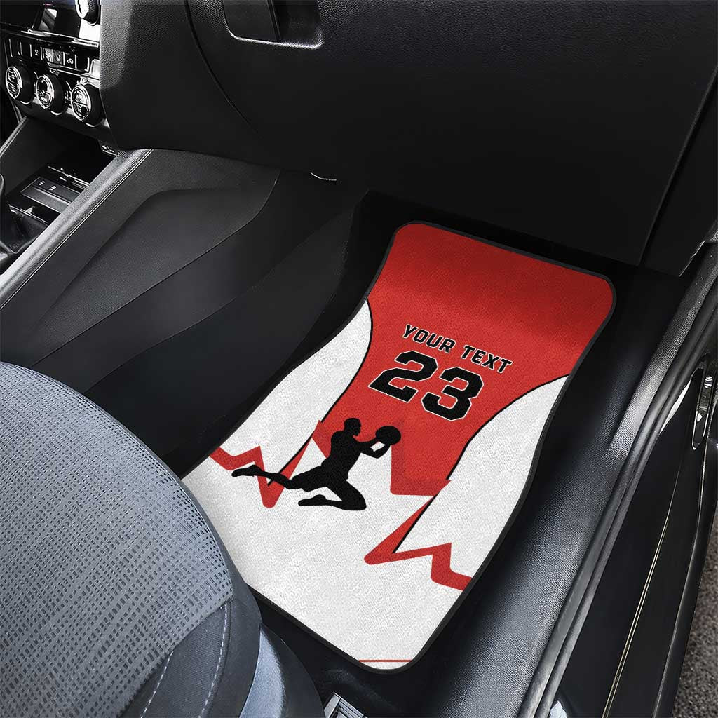 Custom Canada Basketball Car Mats Go Champions Team Canada