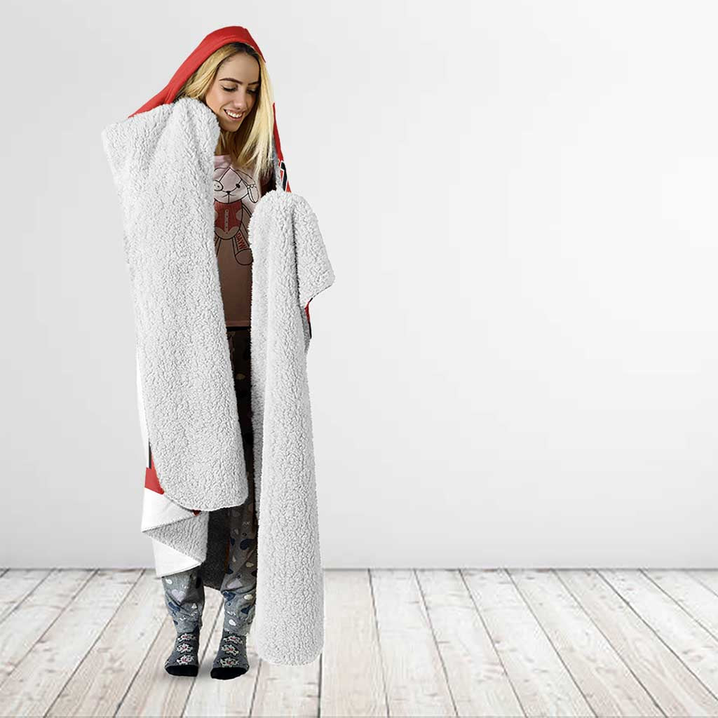 Custom Canada Basketball Hooded Blanket Go Champions Team Canada