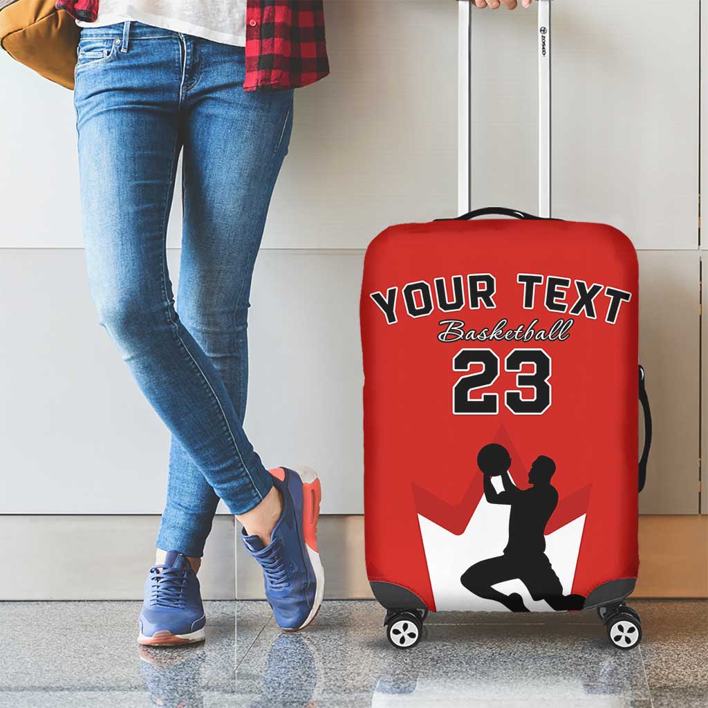 Custom Canada Basketball Luggage Cover Go Champions Team Canada