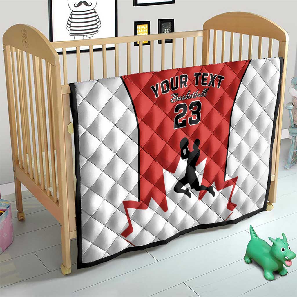 Custom Canada Basketball Quilt Go Champions Team Canada