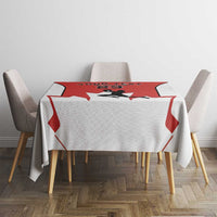 Custom Canada Basketball Tablecloth Go Champions Team Canada