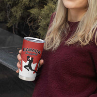 Custom Canada Basketball Tumbler Cup Go Champions Team Canada