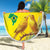 Custom Brazil Football Beach Blanket Go Canarinho Go