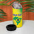 Custom Brazil Football 4 in 1 Can Cooler Tumbler Go Canarinho Go