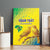 Custom Brazil Football Canvas Wall Art Go Canarinho Go