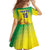 Custom Brazil Football Family Matching Mermaid Dress and Hawaiian Shirt Go Canarinho Go