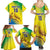 Custom Brazil Football Family Matching Summer Maxi Dress and Hawaiian Shirt Go Canarinho Go