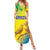Custom Brazil Football Family Matching Summer Maxi Dress and Hawaiian Shirt Go Canarinho Go