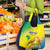 Custom Brazil Football Grocery Bag Go Canarinho Go