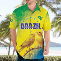 Custom Brazil Football Hawaiian Shirt Go Canarinho Go