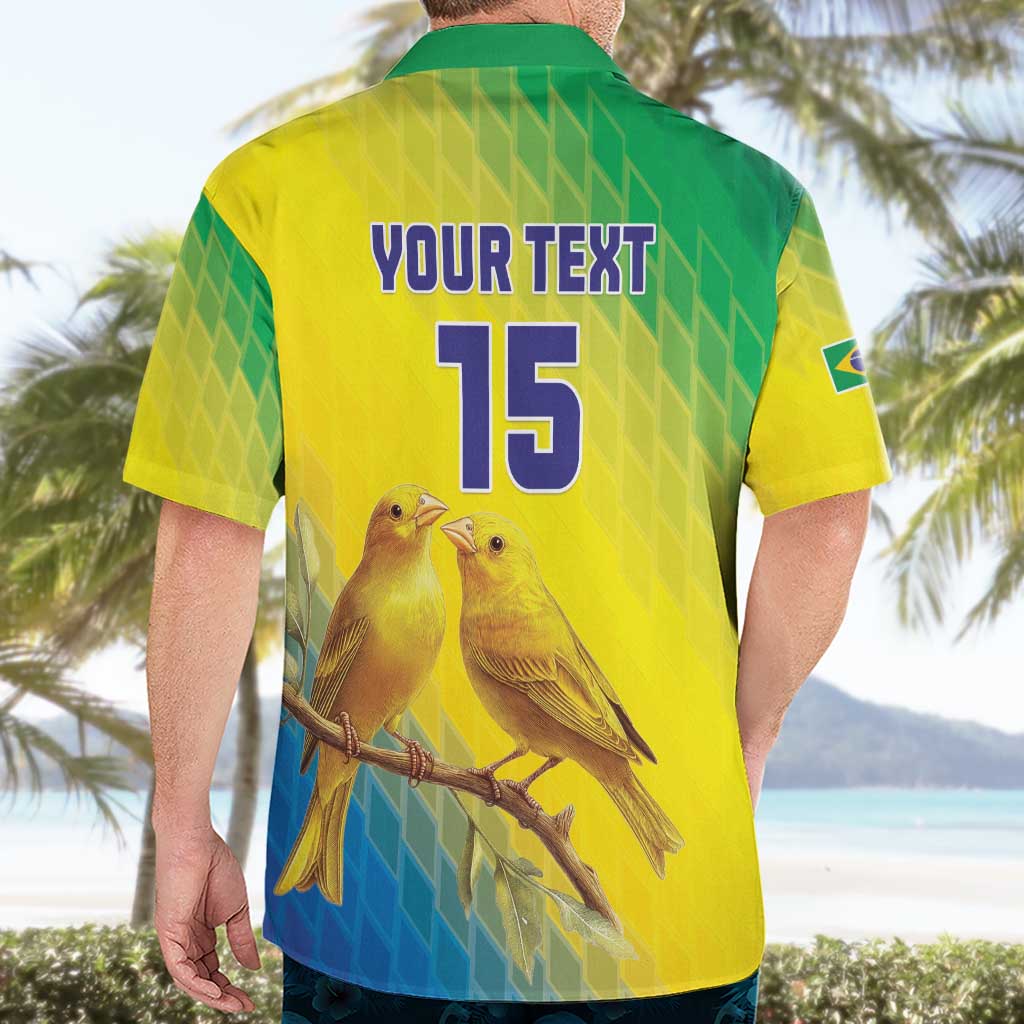 Custom Brazil Football Hawaiian Shirt Go Canarinho Go