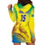 Custom Brazil Football Hoodie Dress Go Canarinho Go