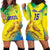 Custom Brazil Football Hoodie Dress Go Canarinho Go