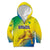 Custom Brazil Football Kid Hoodie Go Canarinho Go