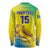 Custom Brazil Football Long Sleeve Shirt Go Canarinho Go