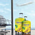Custom Brazil Football Luggage Cover Go Canarinho Go