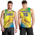 Custom Brazil Football Men Tank Top Go Canarinho Go