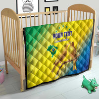 Custom Brazil Football Quilt Go Canarinho Go