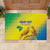 Custom Brazil Football Rubber Doormat Go Canarinho Go