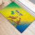 Custom Brazil Football Rubber Doormat Go Canarinho Go
