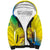 Custom Brazil Football Sherpa Hoodie Go Canarinho Go