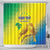 Custom Brazil Football Shower Curtain Go Canarinho Go