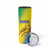 Custom Brazil Football Skinny Tumbler Go Canarinho Go
