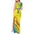 Custom Brazil Football Tank Maxi Dress Go Canarinho Go