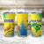 Custom Brazil Football Tumbler Cup Go Canarinho Go