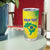 Custom Brazil Football Tumbler Cup Go Canarinho Go