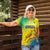 Custom Brazil Football Women Polo Shirt Go Canarinho Go