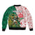 Personalized South Africa and England Rugby Bomber Jacket Springboks Mascot With Red Rose