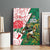 South Africa and England Rugby Canvas Wall Art Springboks Mascot With Red Rose