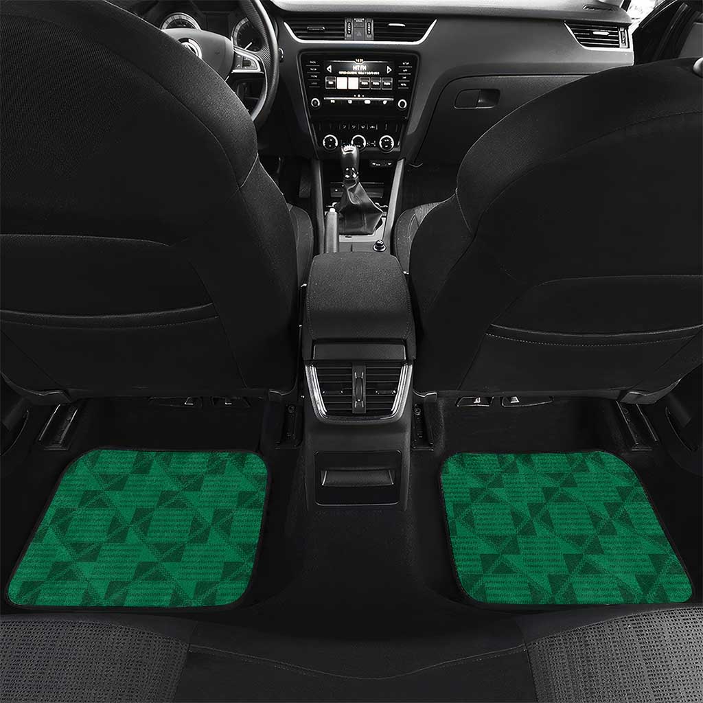 South Africa and England Rugby Car Mats Springboks Mascot With Red Rose