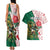Personalized South Africa and England Rugby Couples Matching Tank Maxi Dress and Hawaiian Shirt Springboks Mascot With Red Rose