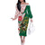 Personalized South Africa and England Rugby Family Matching Off The Shoulder Long Sleeve Dress and Hawaiian Shirt Springboks Mascot With Red Rose