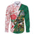 Personalized South Africa and England Rugby Family Matching Puletasi and Hawaiian Shirt Springboks Mascot With Red Rose