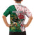 Personalized South Africa and England Rugby Family Matching Summer Maxi Dress and Hawaiian Shirt Springboks Mascot With Red Rose